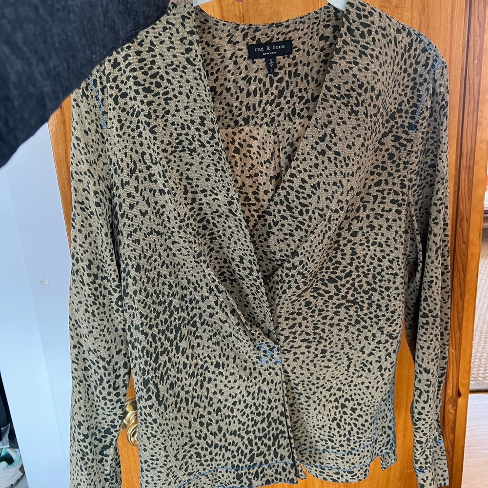 Rag and Bone cheetah top